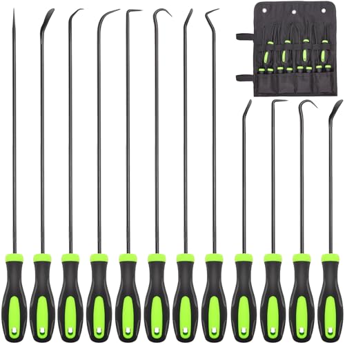 Doaho 12PCS Automotive Precision Hook and Pick Tool Set - color: Green-12 Pcs Hook and Pick Tool Set