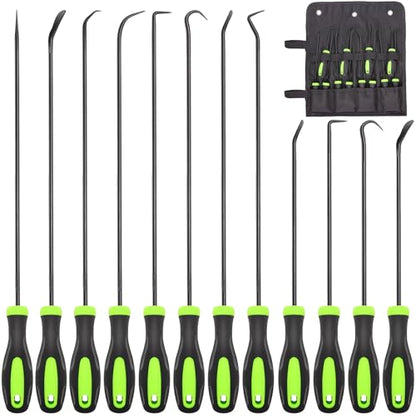 Doaho 12PCS Automotive Precision Hook and Pick Tool Set - color: Green-12 Pcs Hook and Pick Tool Set