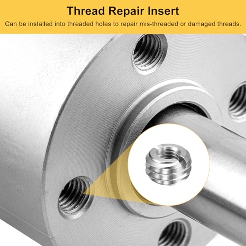HARFINGTON 20pcs Thread Repair Inserts M10 x 1.5 Male to M5 x 0.8 Female Thread 6mm Long Stainless Steel Reducing Nuts Metric Self Tapping Sleeves Threaded Reducer Industrial Fasteners - size: M10 x 1.5 Male to M5 x 0.8 Female x 6mm