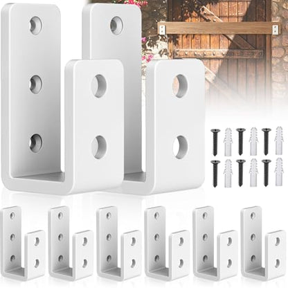 2x4 Door Barricade Brackets, 6mm Thickened Security Brackets(8Pack) - size: 6mm 8PCS