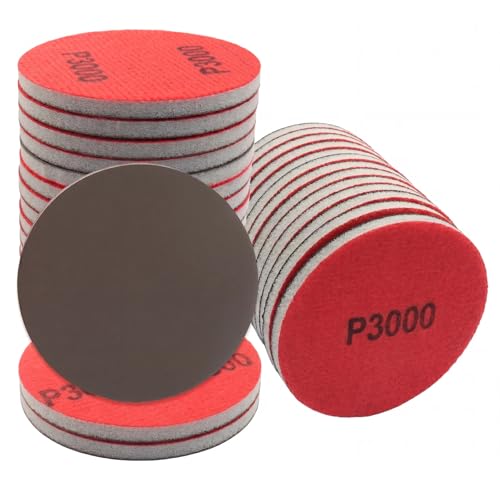 3 Inch Hook and Loop Sanding Sponge Discs, 24 Pcs, 3000 Grit - size: 3000 Grit