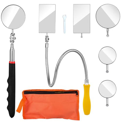 Telescoping Inspection Mirror Set – 360° Viewing for Auto & Home Use