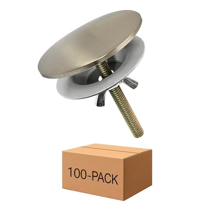 Westbrass D202-07 2" Kitchen Sink Hole Cover, Satin Nickel (100-Pack) - color: Satin Nickel, size: 100-Pack