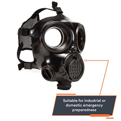 MIRA Safety Full Face Respirator Mask - CBRN Gas Mask, Chemical Respirator (CM-7M) - size: Medium