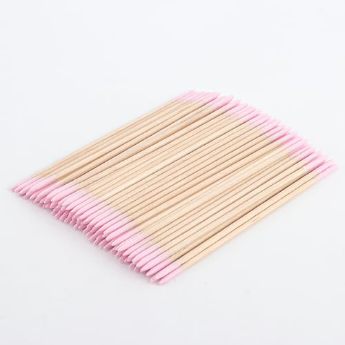 500 Pcs Disposable Micro Applicators Brush,Cotton Swabs Pointed Tip