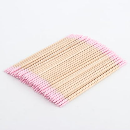 500 Pcs Disposable Micro Applicators Brush,Cotton Swabs Pointed Tip