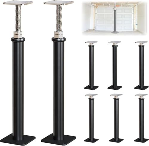 8 Pack Adjustable House Floor Jacks, 16.5-20.5 Inch, 6600 Lb Capacity
