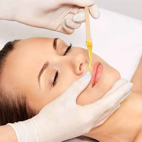 Mibly 600 Pcs Wooden Wax Sticks - Eyebrow, Lip, Nose Small Waxing Applicator Sticks for Hair Removal and Smooth Skin - Spa and Home Usage - size: 0.01 Ounce (Pack of 600)