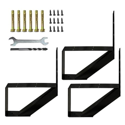1 Step Metal Stair Step Steel Riser Stringers for 12.0" Height Deck, 3Packs - size: 1 Step