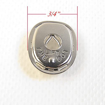 Lift The Dot Socket, 1/2" Stud & Clinch Plate - 10 of Each Piece
