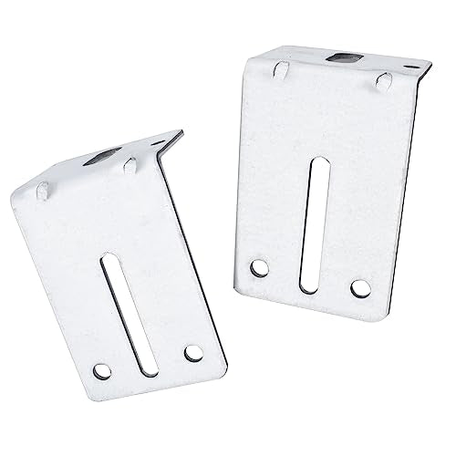 4 Pack Garage Door Track Jamb Bracket, Heavy Duty 12 Gauge Steel Garage Door Parts, Garage Door J10 Track Bracket for Garage Door Reinforcement (115mm) - size: 115mm