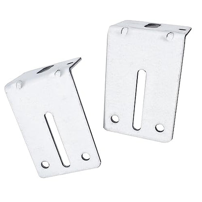 4 Pack Garage Door Track Jamb Bracket, Heavy Duty 12 Gauge Steel Garage Door Parts, Garage Door J10 Track Bracket for Garage Door Reinforcement (115mm) - size: 115mm
