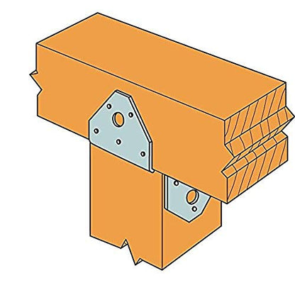 Simpson Strong-Tie BC46 BC Galvanized Post Cap for 4x6 (Pack of 10)