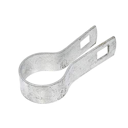 1-3/8" Tension Bands with Bolts for Chain Link Fence, Gate, Posts - 16 Pack