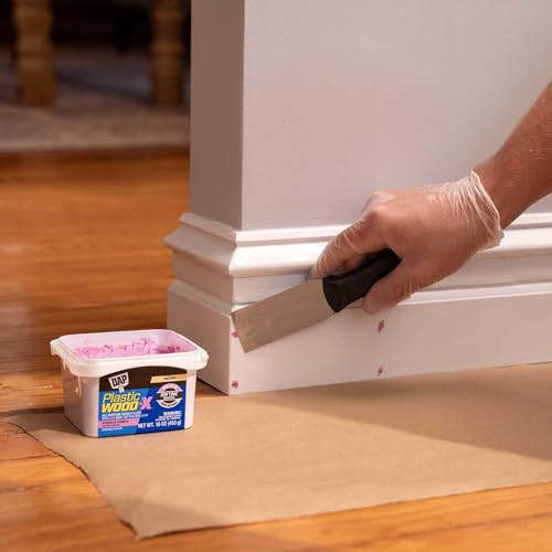 DAP Plastic Wood-X with DryDex Wood Filler, Natural, 16 Oz (7079800542) - size: 16 oz