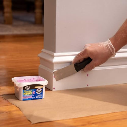 DAP Plastic Wood-X with DryDex Wood Filler, Natural, 16 Oz (7079800542) - size: 16 oz