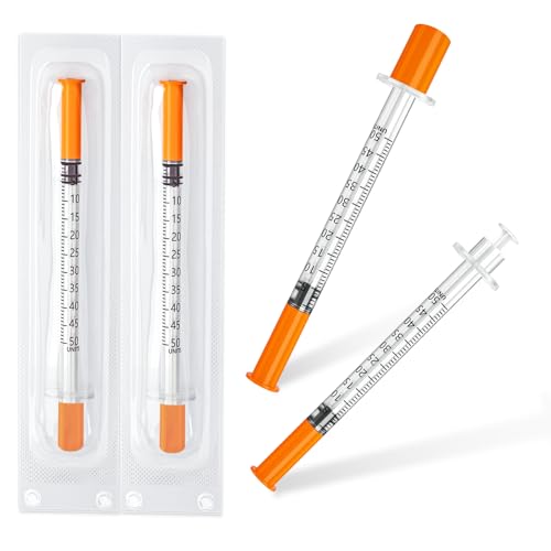0.5ml/cc 30G 5/16'', Jeringas, Jeringas con agujas para inyectar,100 Pack - size: 0.5ml/cc 30G 5/16"
