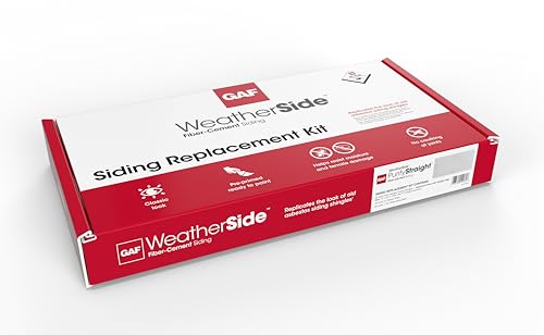 GAF WeatherSide Purity Straight Fiber-Cement Siding Replacement Kit - size: Straight Replacement Kit