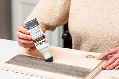 Varathane Less Mess Smoke Gray Wood Stain & Applicator - color: Smoke Gray, size: 4 Ounce (Pack of 1)