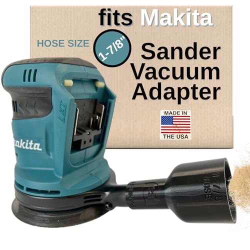 Sander Vacuum Adapter for most Makita Sanders - Shop Vac Attachment for Dust Collection Hose (1-7/8") by 1058Designs - size: 1-7/8"