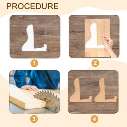 Charcuterie Board Stand Router Templates, Cutting Board Stand Template - style: 5.5 x 6 Inch
