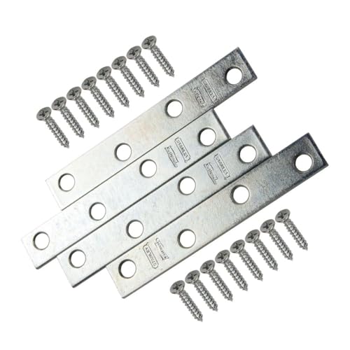 N114-405 4 x 5/8-Inch Mending Plate, 4-Pack