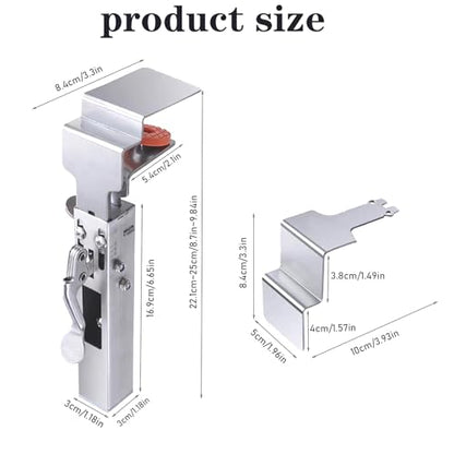 Drawer Front Installation Clamps, Adjustable Drawer Fixing Clamp,for Drawer Clamps for Drawer Panel Installation Fixing Clips With Woodworking Pencil - 2 Sets