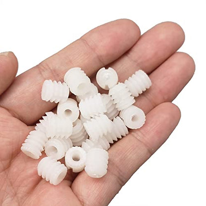 Plastic Dowel Plastic Hinge Dowel Inserts 0.34"x0.39" Cabinet Door Hinge Dowels 100 Pack - size: 0.34"x0.39"(8.7mmx10mm) Regular