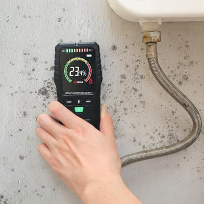 RDINSCOS Pinless Moisture Meter for Walls and Wood - color: Black