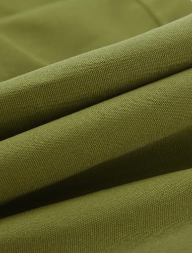 Canvas Tarp 12x24ft 22Mil Water-Resistant Tarps with Aluminum Grommets, 14OZ UV-Resistant Tarpaulin,Heavy-Duty Multi-Use Cloth Covers for Wood/Car/Roof/Boat/Camp/Canopy - color: Olive Green, size: 12'*24'