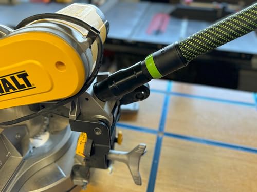 Hose Adapter for DeWalt Miter Saws DWS779 DWS780 (D27/32 Hose) - style: D27/32 Hose