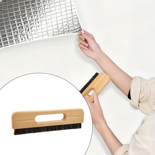 KUMGROT Wallpaper Smoothing Brush, 3-Rows Wallpaper Paste Hair - style: W05