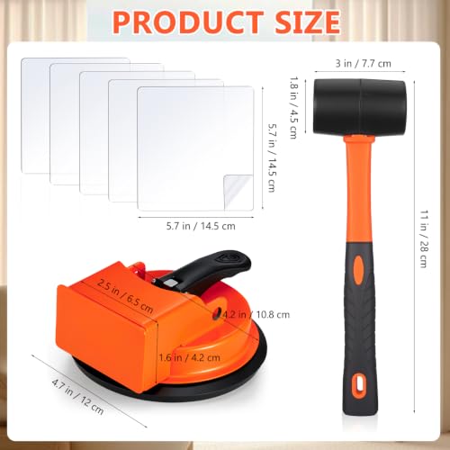 Baluue Floor Gap Fixer Tool With Rubber Mallet & 5 Reusable Pads
