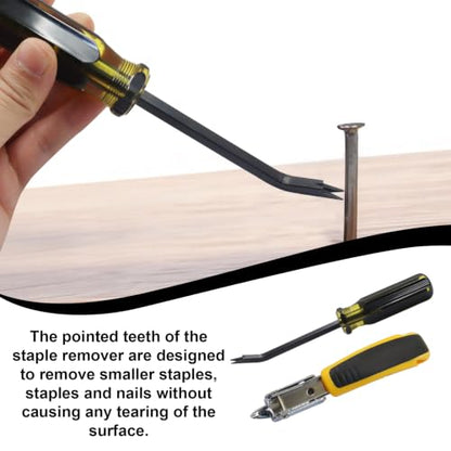 2 Pack Staple Remover, Heavy Duty, Black Handle - color: Black