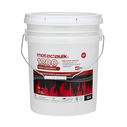 RectorSeal Metacaulk 1200 66379 Firestop Sealant Spray, Easy Application, Firestop, 5 Gal.