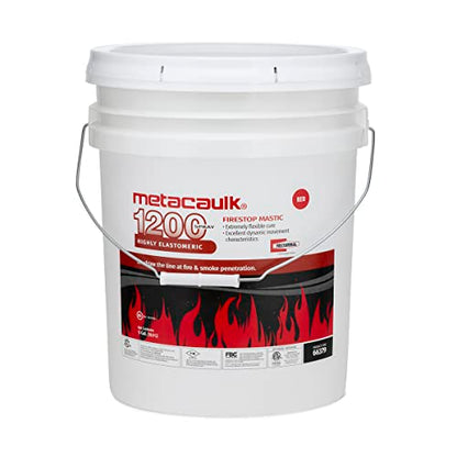 RectorSeal Metacaulk 1200 66379 Firestop Sealant Spray, Easy Application, Firestop, 5 Gal.