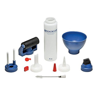 Rockler Wood Glue Applicator Set with Bottle, Brush & Glue Spout