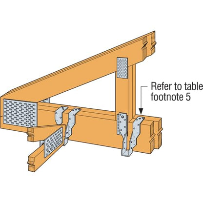 Simpson Strong-Tie THA29 THA 9-11/16 in. Galvanized Adjustable Hanger for 2X Truss - size: 1 Each