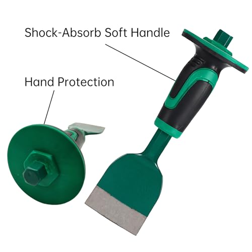 Heavy Duty Masonry 9 Inch Brick Chisel (Green) - size: 9 Inch