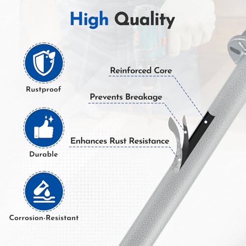 #9 x 2-1/2“ Connector Screws, Joist Hanger Screws 1/4" Hex Head with 0.380"-Dia, Mechanical Galvanized,for Construction, Home Improvement (500PCS) - size: #9-2x1/2"