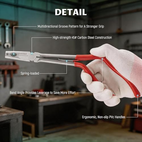 2-Piece Pistol Pliers Set, 11" Long Nose & 10" Long Pliers