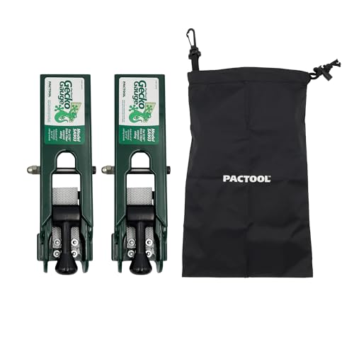 PacTool Gecko Gauge Kit w/Pouch - Fiber Cement Siding & Hardie HZ6 - size: "5/16” Thickness for Hardie Siding with Pouch, style: STANDARD