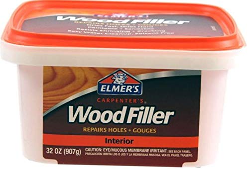 Elmer's E842L Carpenter's Interior Wood Filler, 32 Oz, Pack of 3