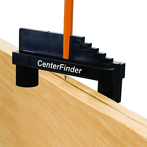Milescraft 1318 DrillMate Portable Drill Guide - Multi-Angle Drill Guide Attachment & 8408 CenterFinder - Center Scriber and Offset Measuring & Marking Tool