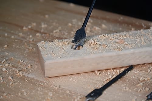 Century Drill & Tool 36432 Lazer Spade™ Bit, 1/2", Overall Length: 6" - size: 1/2" X 6"