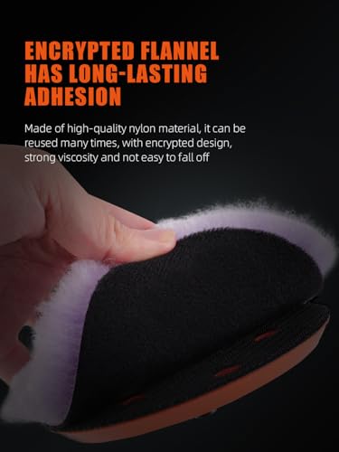 SPTA 2Pcs 6Inch (150mm) Wool Cutting Pad Set, Purple Wool Buffing and Polishing Pad for Heavy Cut, Car Polisher - color: 2Pcs 6Inch Purple Coarse Wool, size: 6 Inch (150mm)