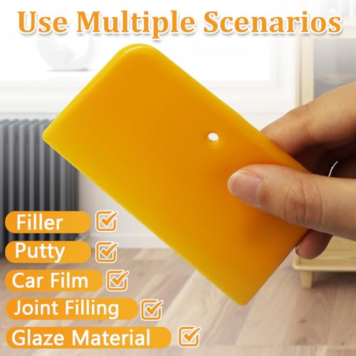 Bonsicoky 3 Pack Body Filler Spreaders, Plastic Auto Body Spreader Set