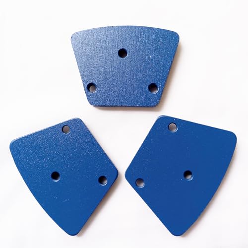 PCD Grinding Disc 3Pcs Trapezoid with Diamond for Concrete Epoxy Removal - style: M6 thread hole-PCD Left