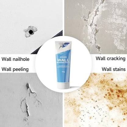 Drywall Repair Kit, 2 Pack White Repair Putty Spackle Paste, 300g - color: 300g