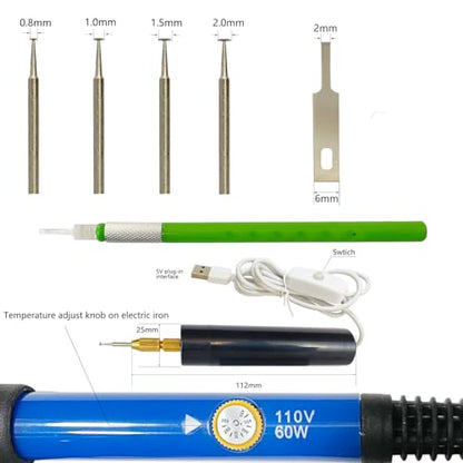 Damaged Screw Removal for iPhone, iPhone Repair Tool, Broken Screw Extractor Kit for Cell Phone,Targetting Small Screw Damaged can not Screw Out by Screwdriver, USB 5V Power Supply,Screw Extractor